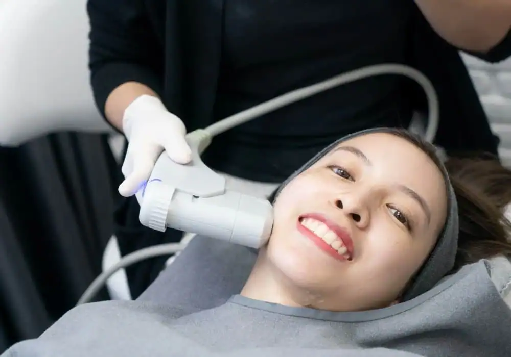 HIFU treatment Leyton in progress