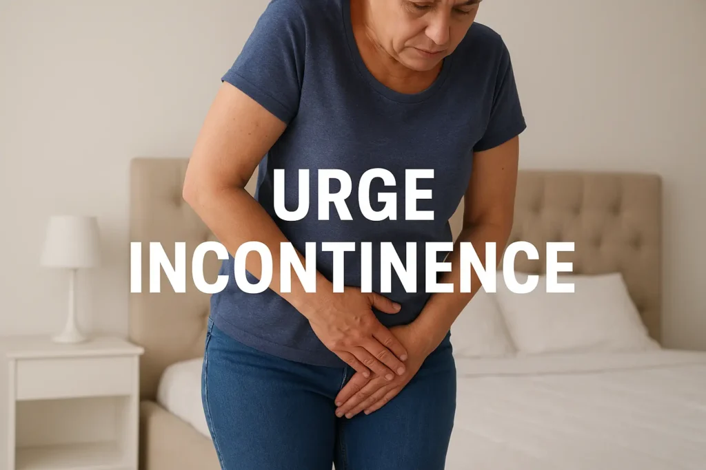 how to manage urge incontinence Leyton symptoms