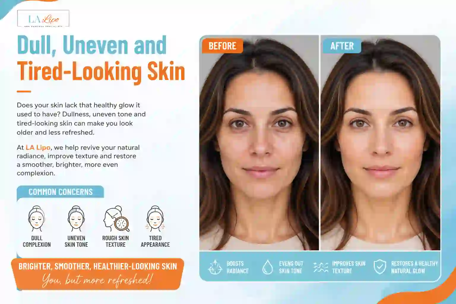 Sign #5: Dull, Uneven and Tired-Looking Skin Leyton